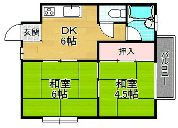 ジラソーレ 2階階 間取り