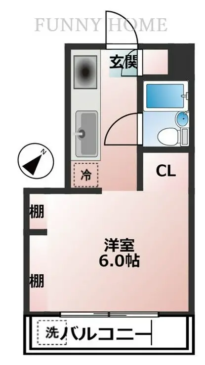 ソアール都立大学 2階階 間取り
