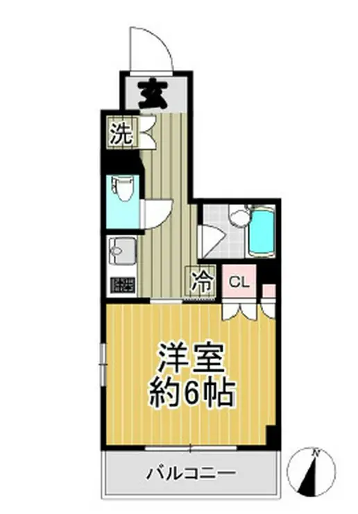 ルーブル蒲田南六番館 7階階 間取り