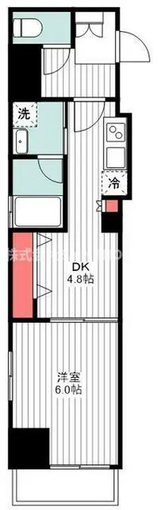 エステムプラザ芝公園 9階階 間取り