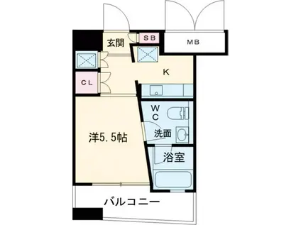 PH-4(1K/5階)の間取り写真