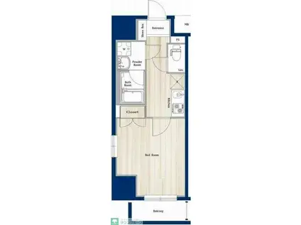 Nステージ亀戸(1K/11階)の間取り写真