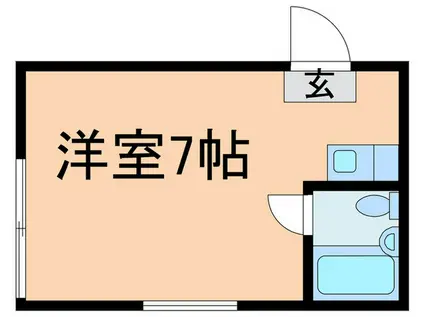 ウィナ-ズスズキ(ワンルーム/4階)の間取り写真