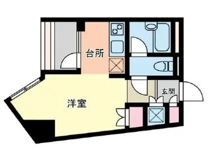 ビーロット小石川レジデンス(1K/4階)の間取り写真