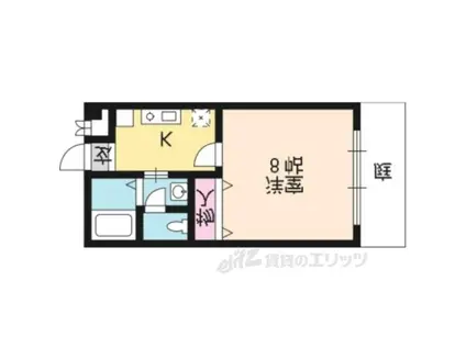 ララ東山(1K/1階)の間取り写真