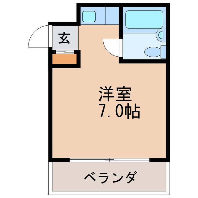 チサンマンション桜通久屋(ワンルーム/6階)の間取り写真