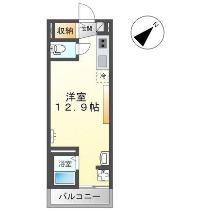 エル シャトー(ワンルーム/3階)の間取り写真