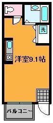 都電荒川線 小台駅 徒歩19分 3階建 築20年(ワンルーム/1階)の間取り写真