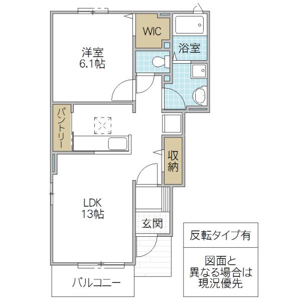 ベル・コリーヌ(1LDK/1階)の間取り写真