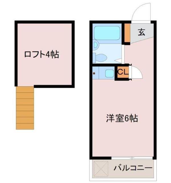 ナレオ多摩平(ワンルーム/3階)の間取り写真