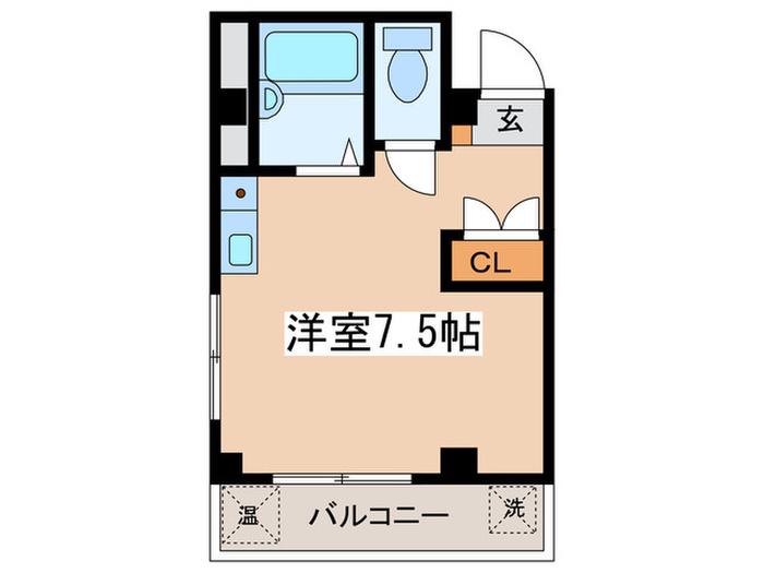 桜台サチパレス(ワンルーム/2階)の間取り写真