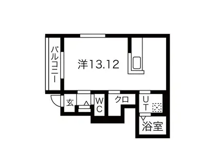 吾妻町アパート(ワンルーム/1階)の間取り写真