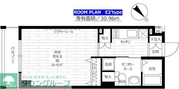 ステージファースト常盤台 4階階 間取り