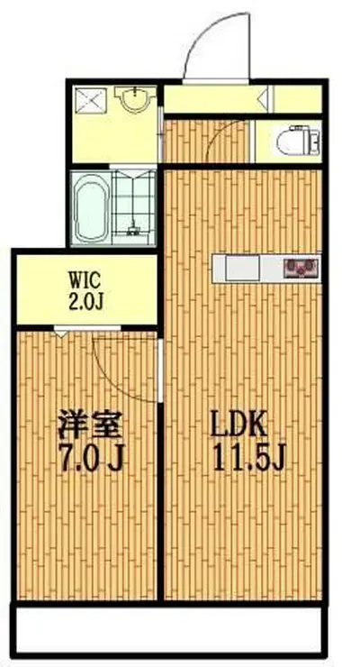リバード北加瀬 1階階 間取り