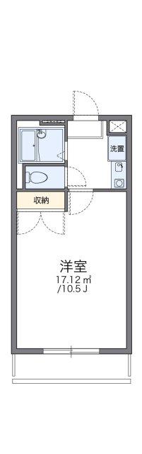 レオパレス源(1K/3階)の間取り写真