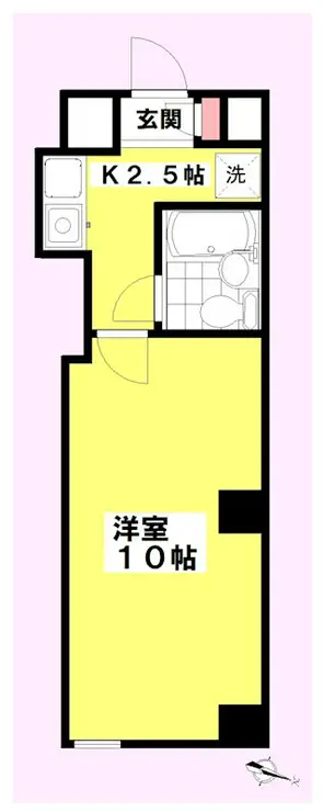ヒルズ音羽 2階階 間取り