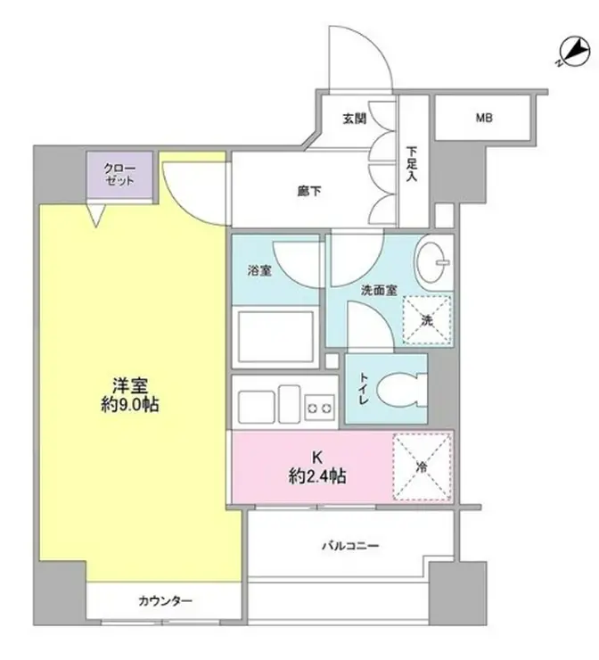 AKレジデンス 6階階 間取り