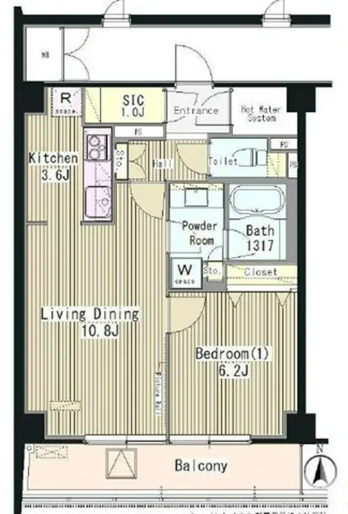 グランドゥール代々木大山 3階階 間取り