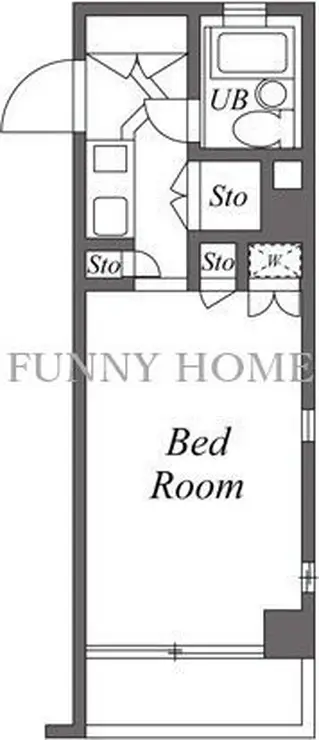 キューブ浜田山 3階階 間取り