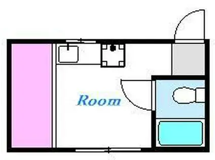 オリーブハウス5(ワンルーム/1階)の間取り写真