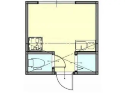 GRAND STUDIO 桜丘(ワンルーム/1階)の間取り写真