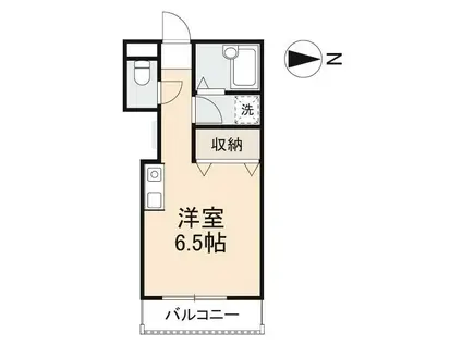 コーポアイビーエム(ワンルーム/2階)の間取り写真