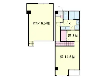 アルコ10(2K/7階)の間取り写真