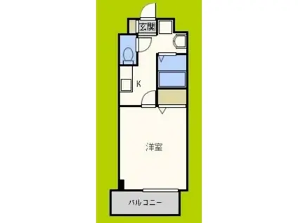 Mプラザ今里弐番館(1K/3階)の間取り写真