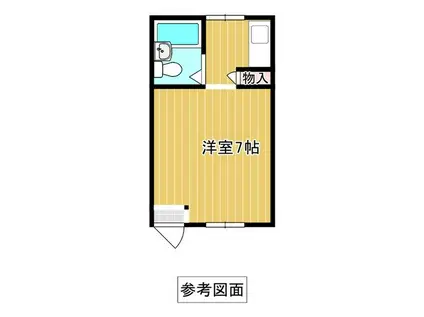 メゾン15(1K/4階)の間取り写真