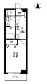 ROYAL HOUSE(1K/3階)の間取り写真