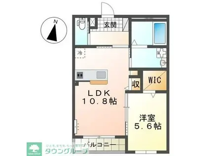 新堀2丁目 マンション工事(1LDK/2階)の間取り写真