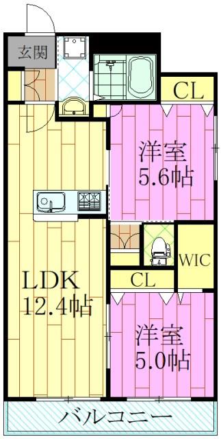 PRIME COAST (1SLDK/1階)の間取り写真