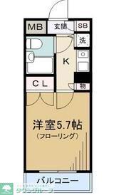 ユーレジデンス護国寺(1K/3階)の間取り写真