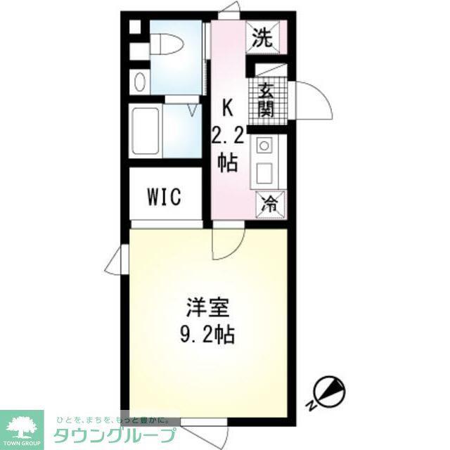 HISUI APARTMENT(1K/2階)の間取り写真