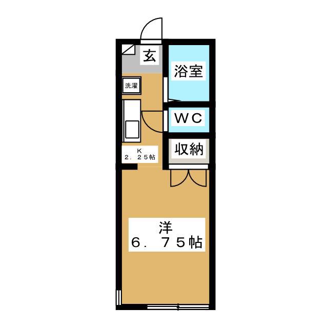 プライム反町(ワンルーム/1階)の間取り写真