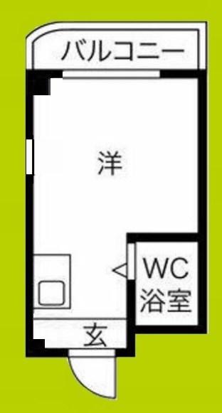 プレアール下新庄III(ワンルーム/3階)の間取り写真