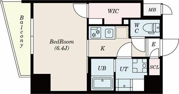 S-RESIDENCE浅間町(1K/3階)の間取り写真
