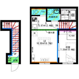 RADIANCE大府II(1LDK/2階)の間取り写真