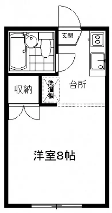 サンハイツ 1階階 間取り
