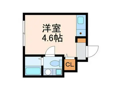 HERME YOYOGI OUEST(ワンルーム/2階)の間取り写真