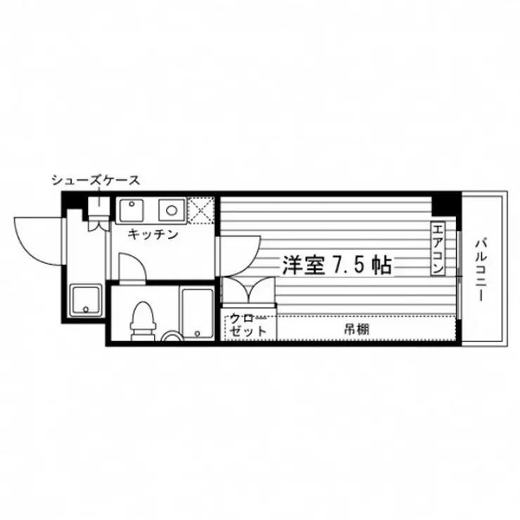 ベルフレール元住吉 4階階 間取り