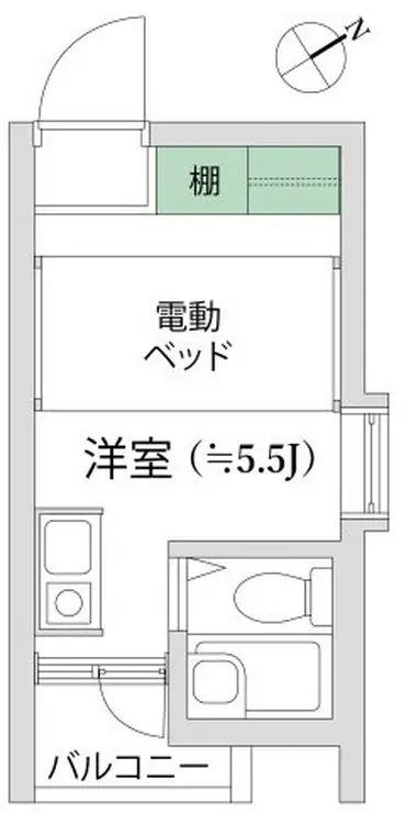 シャトルハイム1 2階階 間取り