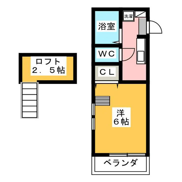 カーサ エストレーラ 2階階 間取り