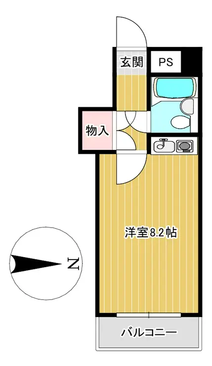 ダイアパレスステーションプラザ船橋 2階階 間取り