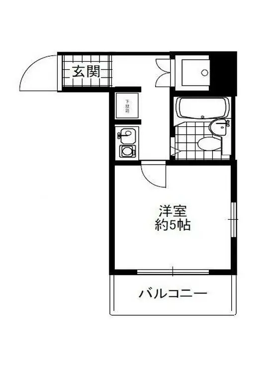 リベルテ梅屋敷 3階階 間取り