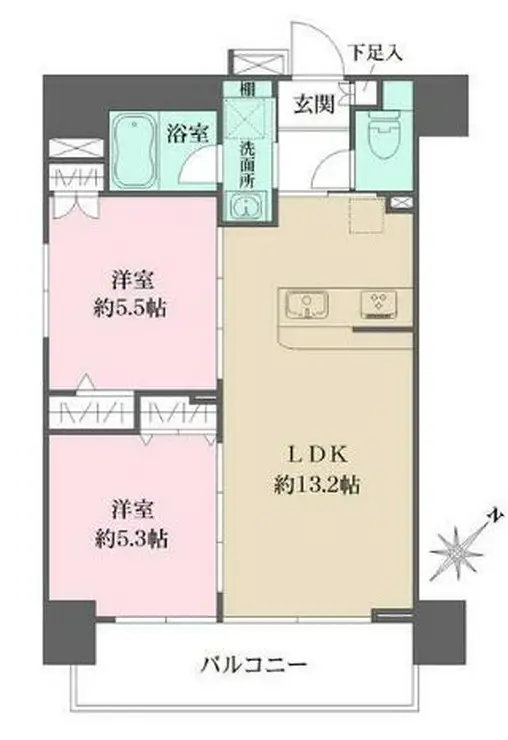 CrestHill文京千石 13階階 間取り