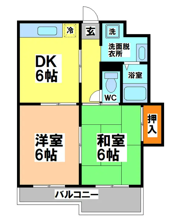 アビタ武蔵野 2階階 間取り
