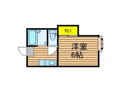 アドナイ・イルエ(1K/2階)の間取り写真