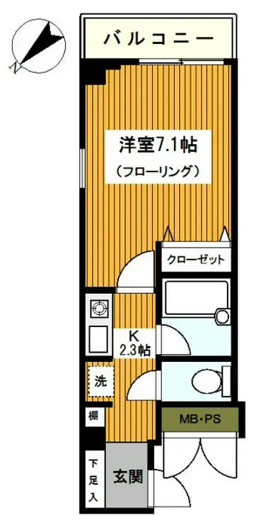 S&Sマリーンヨコハマ 4階階 間取り