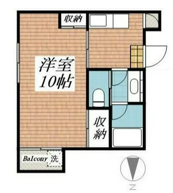 エクセル河原 1階階 間取り